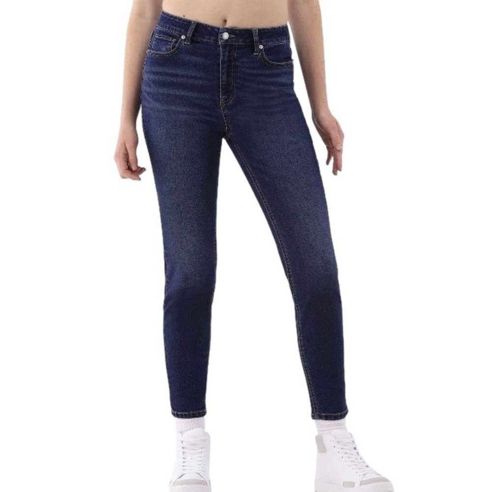 No Boundaries NOBO Plus size 19 juniors High Rise Skinny Curvy Dark Wash Jeans